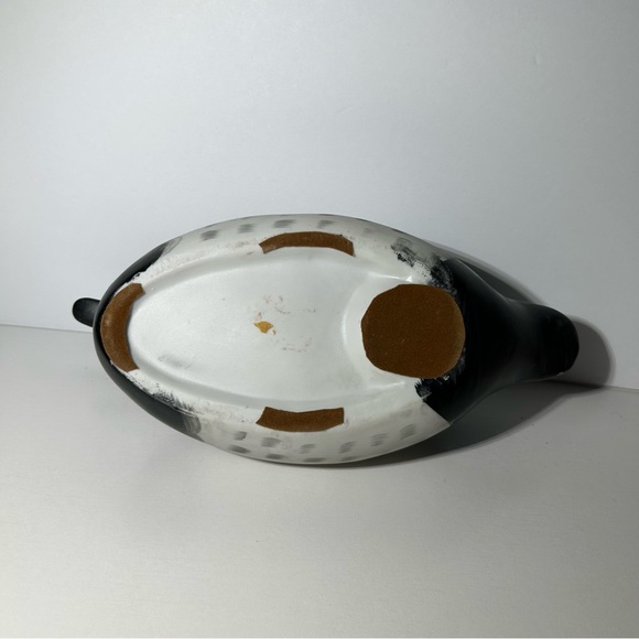 Ceramic Canvasback Duck Decoy Figure Display hand painted redhead  Vintage - Picture 7 of 9